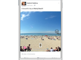 Facebook、360度写真がアップロード可能に