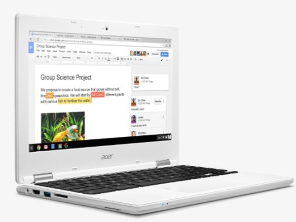 「Google Store」、Androidアプリ対応予定「Chromebook」を発売--エイサー製2モデル