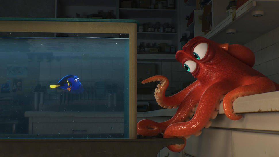 Pixarによると、タコのハンクのようなキャラクターは、「ファインディング・ニモ」が公開された2003年の時点では実現不可能だったという。