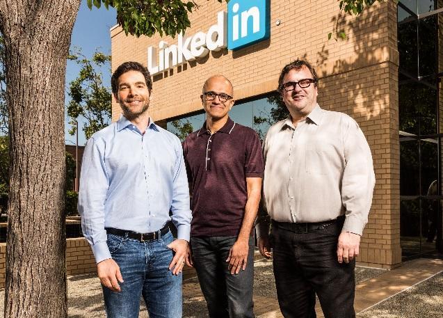 MicrosoftがソーシャルネットワーキングサイトLinkedInを買収することを発表した