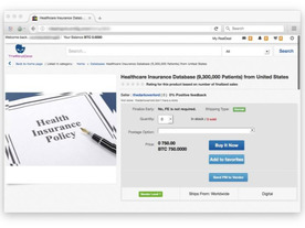 米国で医療保険情報1000万件が流出か--ダークウェブで販売