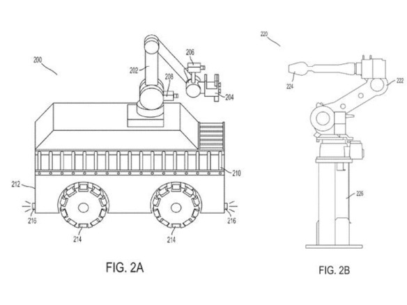 Google、荷物運搬などに使う倉庫管理用ロボットの特許を取得