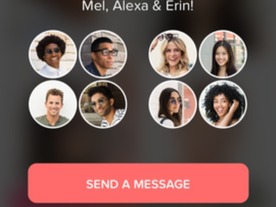出会い系アプリ「Tinder」、グループ単位でデートが可能に