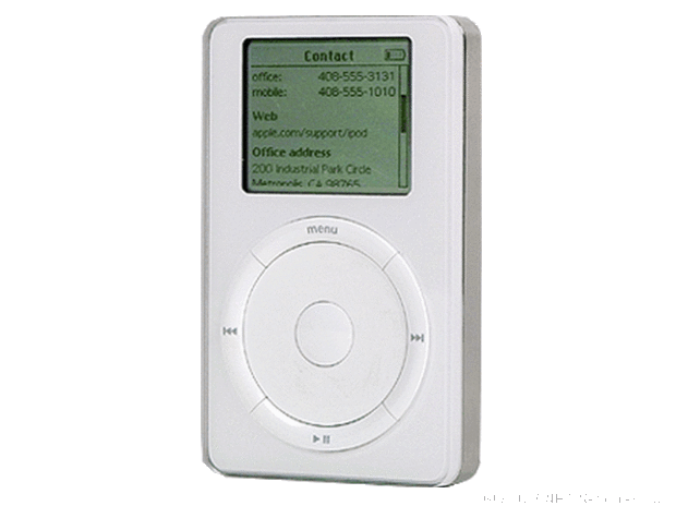 Appleの「iPod」

　初代iPodのデザインは、今ではかなり不恰好に見えるかもしれないが、2001年に発売されたこのデバイスは、世界中の人々が音楽の聴き方を変えるきっかけとなった。

　1000曲を保存できるこの5GバイトのMP3プレーヤーは、動作周波数90MHzのARMベースのデュアルコアCPUを搭載していた。iPodには現在もARMベースのチップが採用されており、最新の「iPod touch」は、「ARMv8-A」アーキテクチャをベースとしたプロセッサを搭載する。