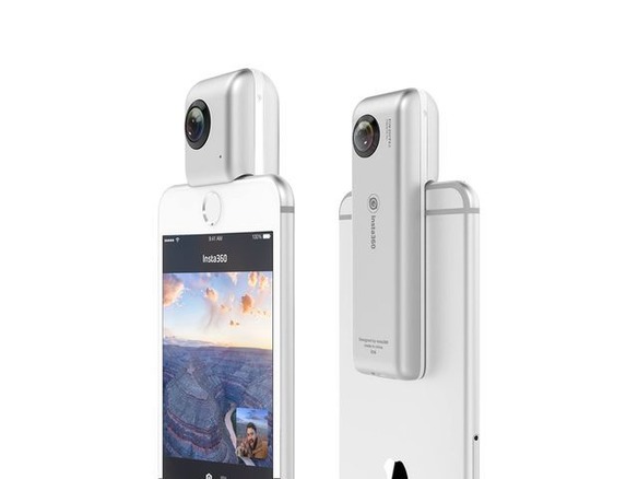 iPhoneが360度カメラに早変わりする「Insta360 Nano」--単体でも使用可能