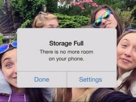 グーグル、「iPhone」のストレージ容量の少なさをからかう動画を公開