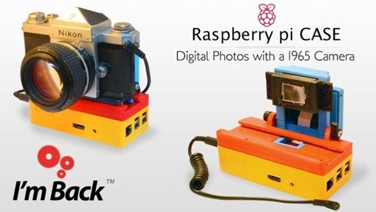
銀塩カメラをRaspberry Piでデジタル化（出典：Kickstarter）