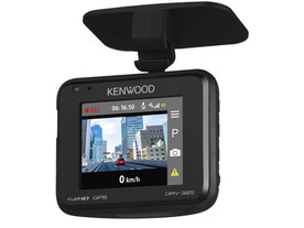 ケンウッド、20％小型化で視界広々--フルHD＆HDR録画のドライブレコーダー