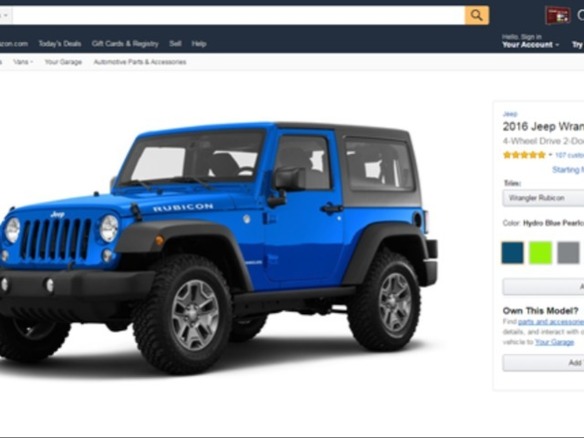 アマゾン、自動車の情報を提供する「Amazon Vehicles」を新設