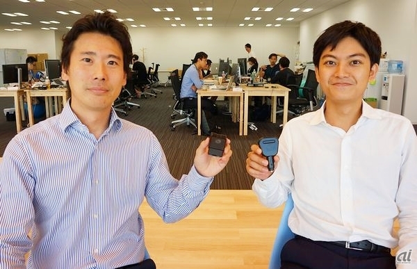 スマートドライブ代表取締役 CEOの北川烈氏（右）と、同社執行役員の元垣内広毅氏（左）