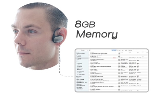 
MP3プレーヤ用メモリは8GBだが、16GBに増える方向（出典：Kickstarter）