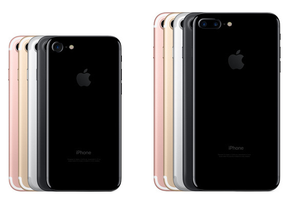 iPhone 7/7 Plus、カラーは5色をラインアップする