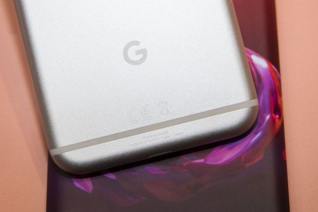 　GoogleのPixel端末に初めて「G」のロゴがあしらわれた。