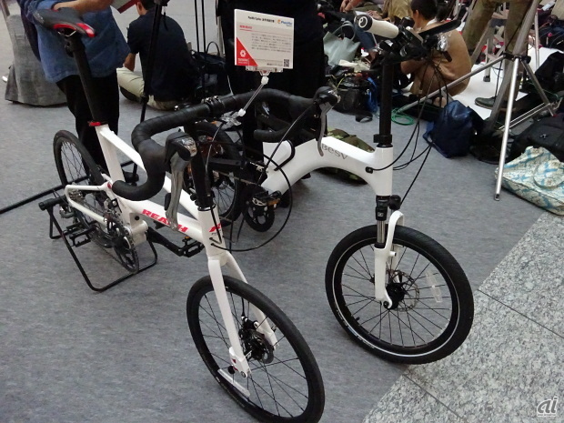 　BESVの電動アシスト自転車。特に欧州ではデザインと性能の評価が高いという。