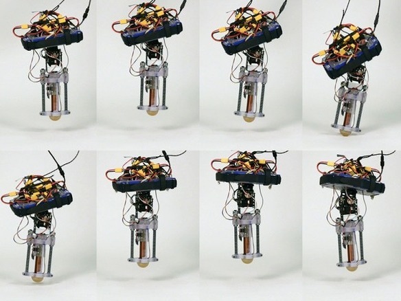 1本足で飛び跳ねて自立する“から傘お化け”ロボット--ディズニー研究機関が開発