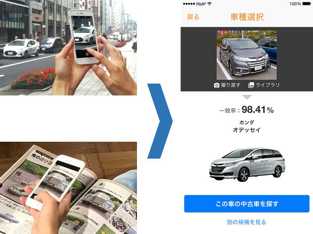 気になるクルマの写真から車種を自動判別 カーセンサーに検索新機能 Cnet Japan