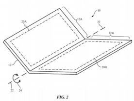 将来の「iPhone」は折りたたみ式？--アップルが特許取得