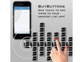 壁のボタンでスマホの買い物メモを作る「BuyButtons」--思いついたら押すだけ
