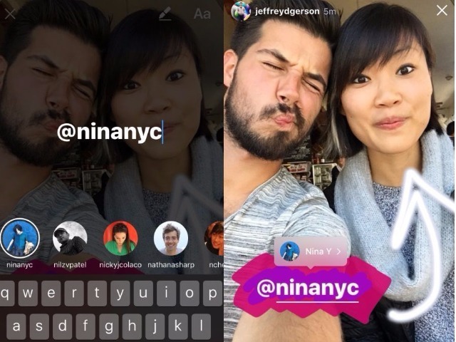 Instagram ストーリーに新機能追加 名前のタグ付けや Boomerang など Cnet Japan