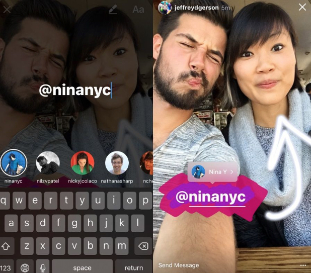 Instagram ストーリーに新機能追加 名前のタグ付けや Boomerang など Cnet Japan