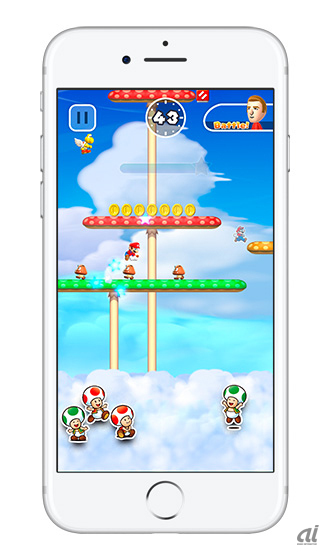 iOS向け「スーパーマリオ ラン」スクリーンショット（iPhone版）