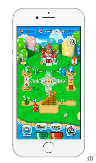 iOS向け「スーパーマリオ ラン」スクリーンショット（iPhone版）