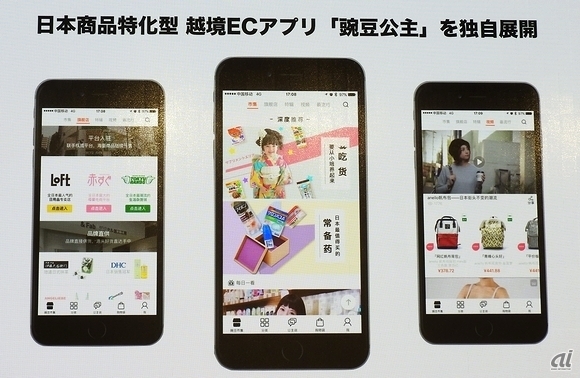 中国消費者向けの日本商品特化型ショッピングアプリ「ワンドウプラットフォーム」