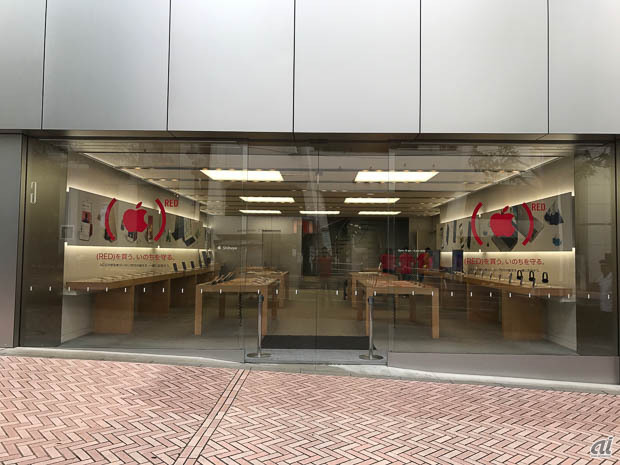 　Apple Store渋谷の様子。