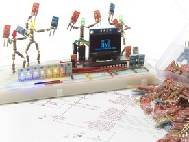 ブレッドボード版“電子ブロック”「iResistors」--回路製作を省力化
