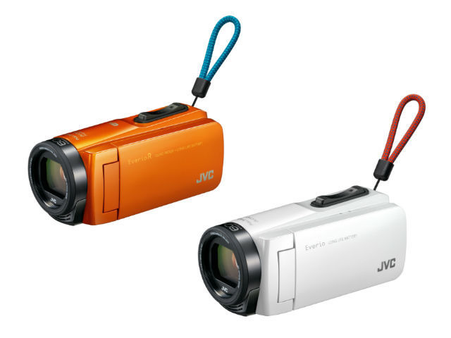 新作ウエア JVC ビデオカメラ Everio R 防水5m 防塵仕様 耐低温 耐衝撃 内蔵メモリー32GB パールホワイト GZ-R400