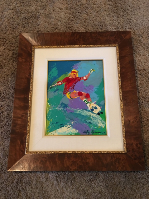 Leroy Neiman氏の作品「The Skateboarder」：2万9000ドル

　これは、鮮やかな色彩の油彩画で知られる米国人アーティストLeroy Neiman氏の作品だ。11月に販売され、eBayで2016年に最も高い値段が付いたアート作品となった。