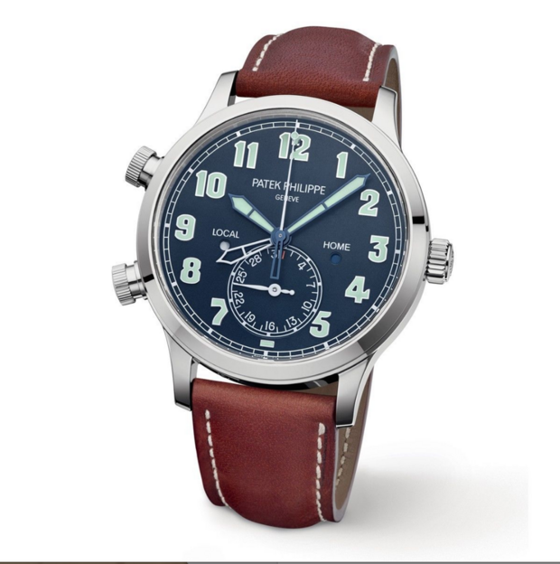 Patek Philippeの腕時計：6万4995ドル

　スイスの腕時計メーカーPatek Philippe製の「Grand Complications Calatrava Pilot 5524G」は、5月に落札され、年間を通じて最も高額で売れた腕時計になった。この出物を逃した人も、悔しがる必要はない。これを出品したWatchFinder NYのオーナーAbba Cohen氏に電話で確認したところ、現在もうひとつの「きわめて希少な」5524GをeBayに出品中だという。