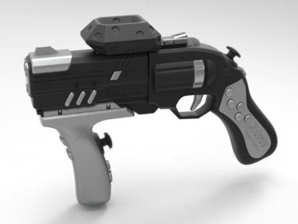  PSVRやOculusで使えるFPSゲーム用の拳銃型コントローラ「Desert Wolf」