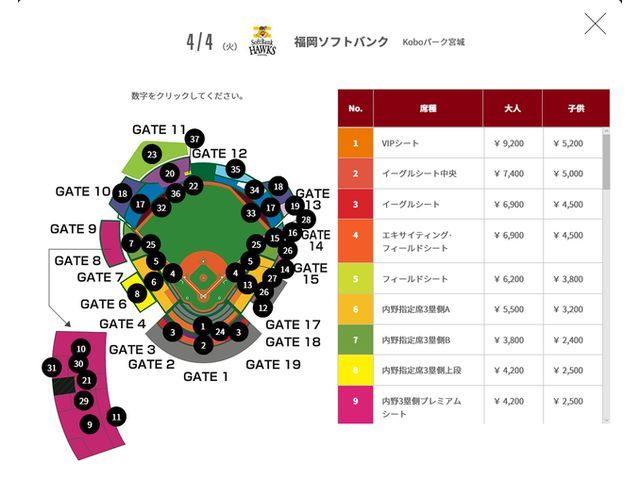 楽天、観戦チケットの価格を変動制に--プロ野球初 - CNET Japan