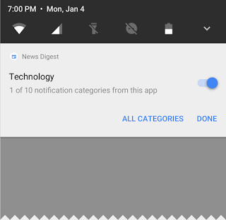 Android Oの通知機能