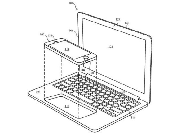 iPhoneがMacBookに変身！？--スマホをノートPC化するアップルの特許が公開に