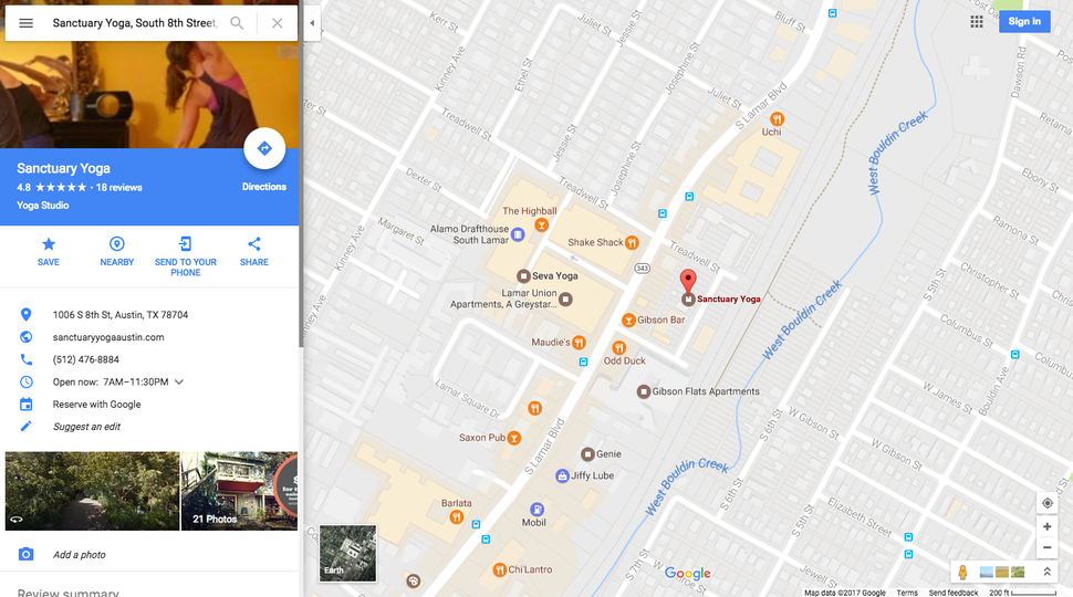 Googleマップのフィットネス教室予約機能
