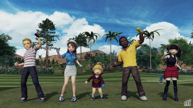 「New みんなのGOLF」スクリーンショット