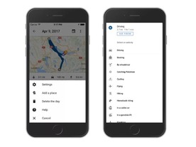 iOS版「Googleマップ」もタイムライン表示に対応--いつ、どこを訪れたか思い出せる