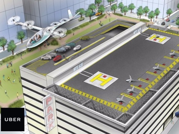 Uberの空飛ぶタクシー、2020年までにデモ飛行へ--ダラス／ドバイと提携