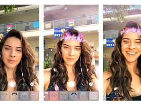 Instagram、「Snapchat」に似た顔フィルターや巻き戻し機能を追加