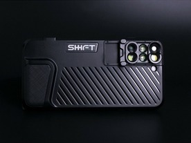 iPhone 7 Plusのデュアルカメラを賢く活用--レンズが6個もあるケース「SHIFTCAM」