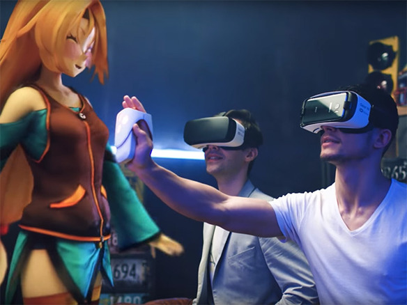手で触れた感触が楽しめる触覚用VRコントローラ「Hapto VR」