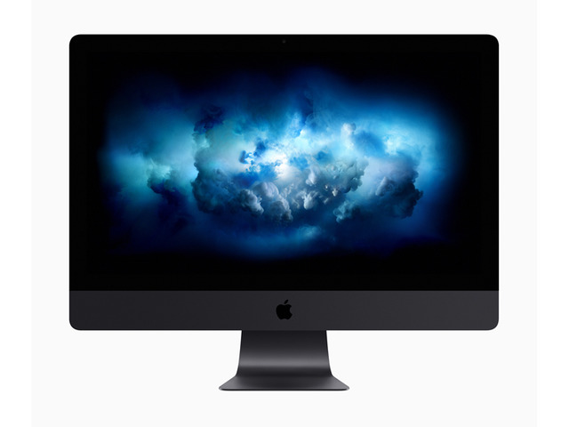 　スペースグレイのボディをまとい登場した「iMac Pro」