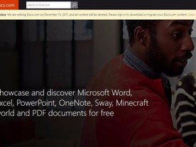 マイクロソフト、ファイル共有サイト「Docs.com」を12月15日に終了へ