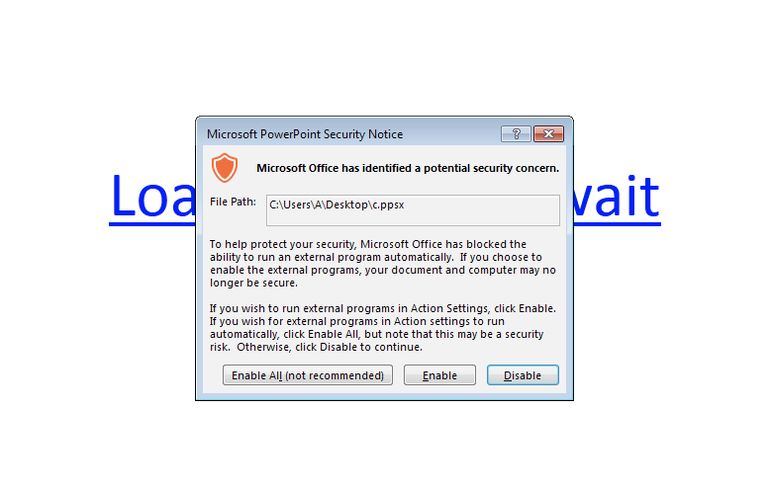 Microsoftからのセキュリティ警告