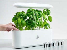 LEDで3倍速く育てる屋内用スマート菜園「AVA Byte」--水耕栽培で汚れず手間いらず