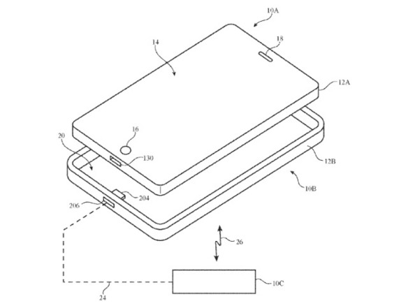アップル、スマホ用ワイヤレス充電ケースの公開特許--マイクロ波など使用