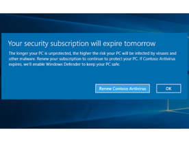 Windows 10でサードパーティーウイルス対策ソフトを「一時的に無効化」も--MSが説明
