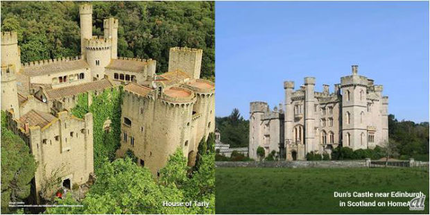 　「ハウスターリーの城」にとても良く似ている古城。スコットランドのエディンバラ近くに位置し、部屋数は12。最大23人で宿泊できる。